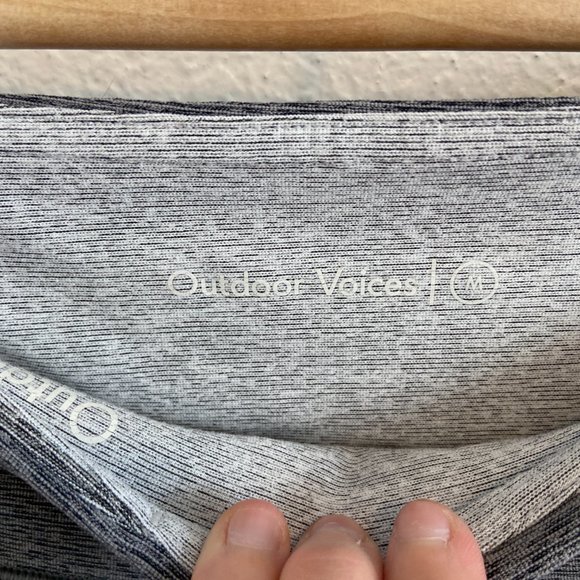 Outdoor Voices Womens Size M Gray Springs 7/8 Leggings - Picture 4 of 4